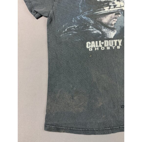 Rare Vintage Y2K Call Of Duty Ghostos XBox Playstation Video Game Promo Faded T - Picture 4 of 8
